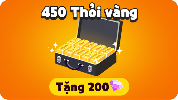 450 Thỏi vàng